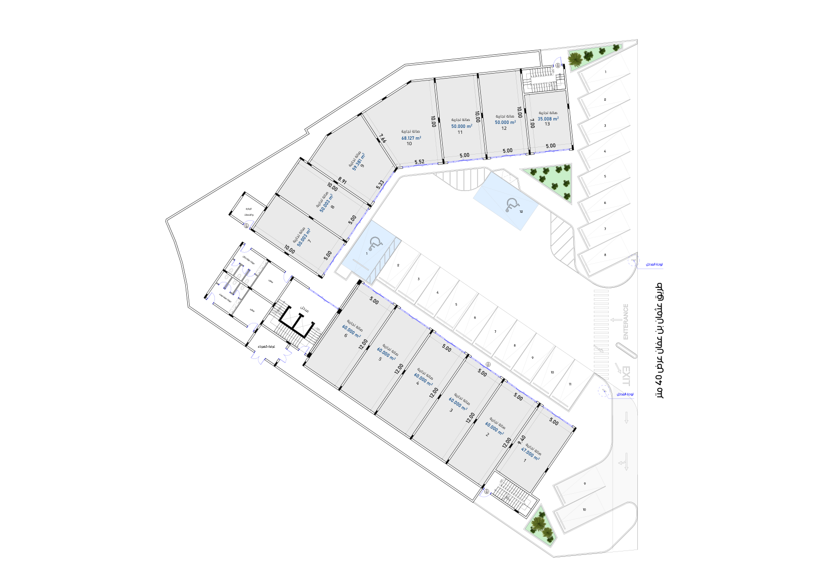 مخطط الدور الأرضي